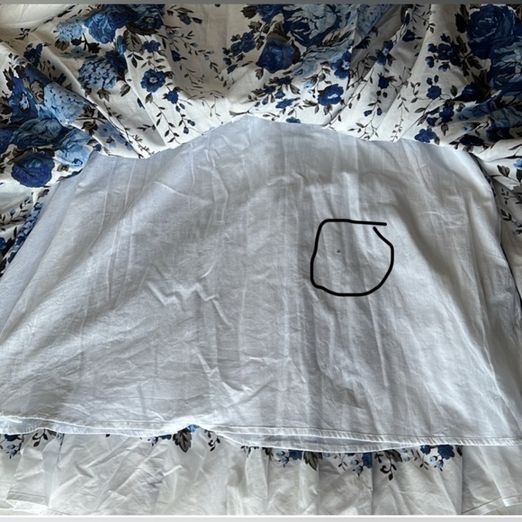 Floral Cottage Fairycore Large Pleated Flowy Skirt - Picture 7 of 16